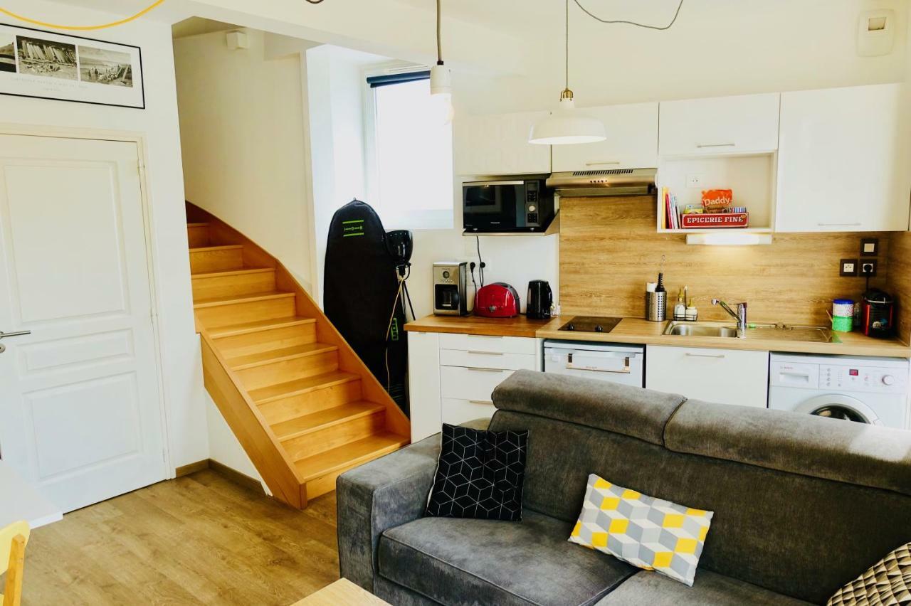 Duplex Hermine Cosy, Jardin Sud & Parking Saint-Malo Bagian luar foto