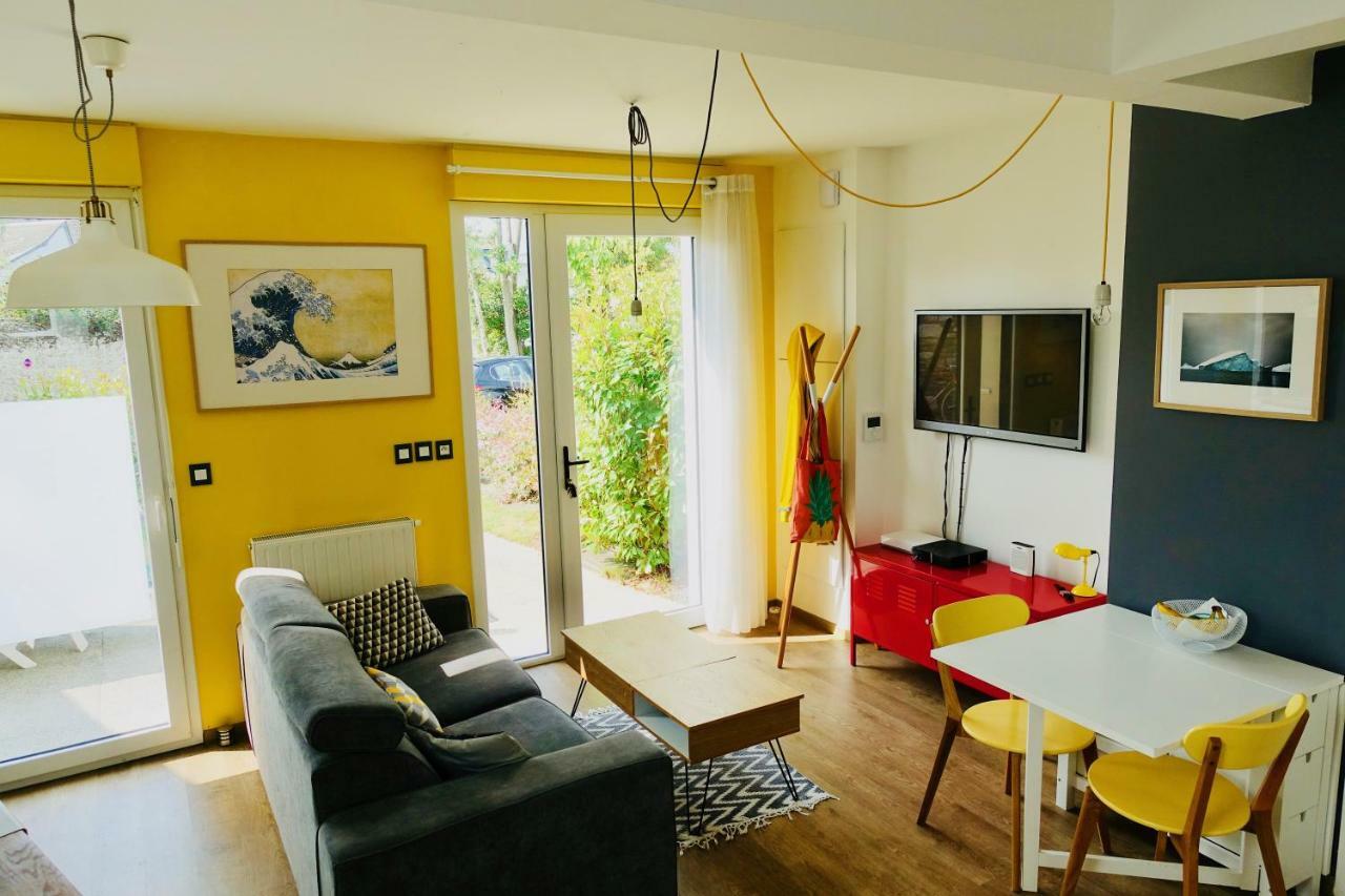 Duplex Hermine Cosy, Jardin Sud & Parking Saint-Malo Bagian luar foto